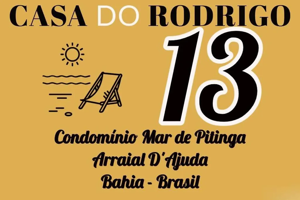 Σπίτι διακοπών Pe Na Areia Praia Pitinga Casa13- Arraial D'Ajuda Πόρτο Σεγκούρο Βραζιλία